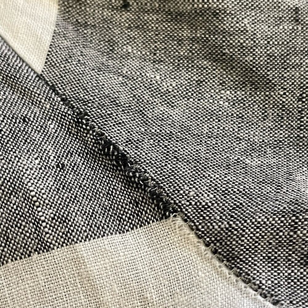 BEAU JOURS Merina Shirt Black & White 100% Linen size LARGE/X-LARGE - Picture 10 of 16